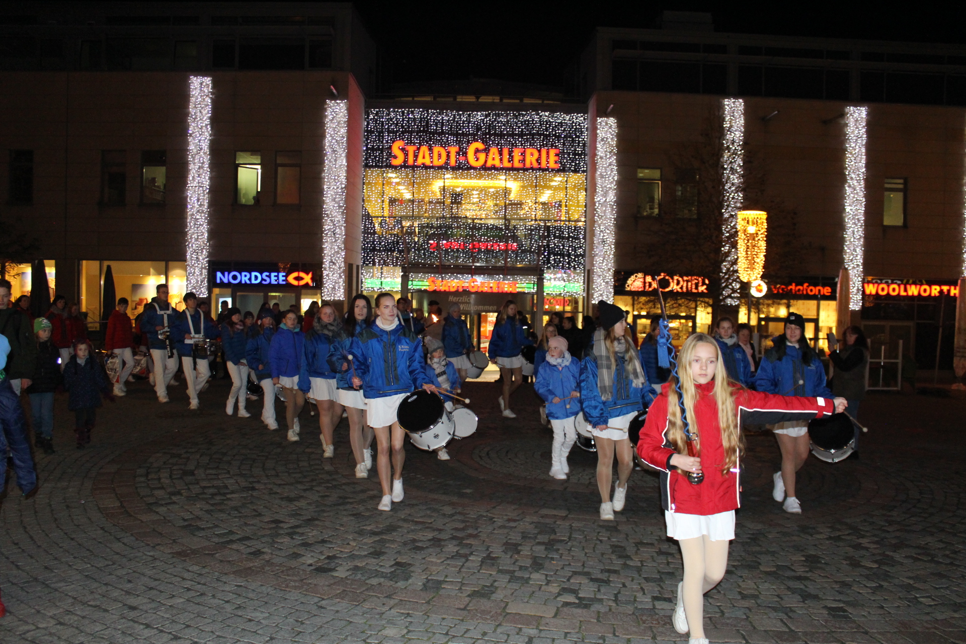 Bild der Eröffnung vom Weinachtsmarkt 2019 in Plauen